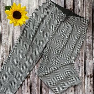 ellos black and white check pants NWT 10/12